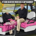 thumbnail image 5 of Whosucclay Dog Pattern Golf Cart Seat Towel Blanket, Comfort Elastic Foldable Design Durable Golf Cart Seat Protector for Club Car EZGO Yamaha, 52.36 x 32.28 inch, 5 of 7