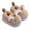 Khaki, variant on GobdXE Cute Cartoon Cat Kids Plush Slippers Open Back Warm Indoor House Slippers for Home Wear Size:9-9.5 Years