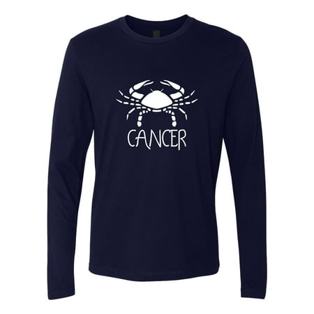 Cancer Zodiac Signs Birthday Mens Long Sleeve (Best Zodiac Sign For Cancer Man)