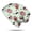 Bull Terrier and Rose Green Pattern, variant on Bulldog and Floral Blue Pattern Slouchy Beanie Unisex 1 Pack,Soft and Flexible,Chemo Headwear Sleep,Dual Use,Cap Scarf