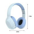 thumbnail image 3 of Bluetooth 5.3 Subwoofer Headband Wireless Headphones, Built-in Microphone, Stereo Noise Cancelling, Foldable, 40mm Large Unit, 10m Connection, Ergonomic Earmuffs, Telescopic Pole, Multi-functional, 3 of 9