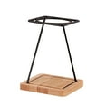 thumbnail image 4 of Fiocias Pour over Stand Coffee Dripper Holder Portable Wood Base Coffee Drink Maker Drip Pillow Shape, 4 of 9