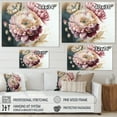thumbnail image 4 of Designart Pink And Gold Zinnia Flowers I Canvas Wall Art, 4 of 5
