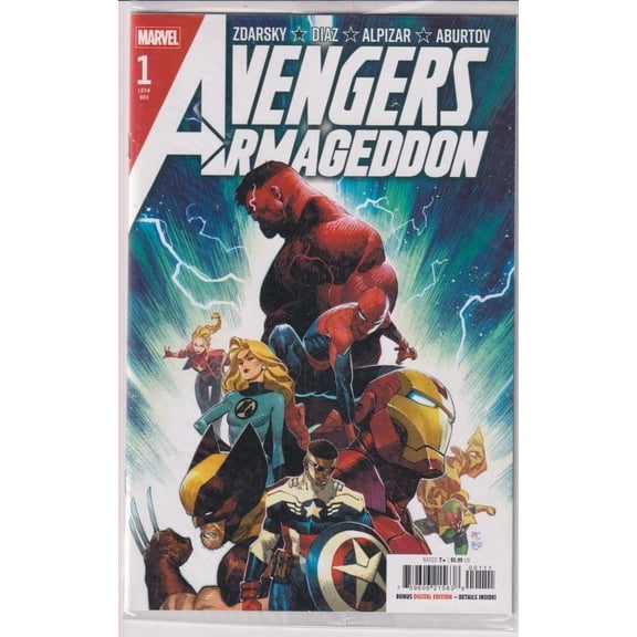 Avengers: Armageddon #1 (with card) VF ; Marvel Comic Book