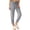 Dark Grey, variant on Running Sweatpants for Women Drawstring High Waist Side Stripes Workout Cotton Athletic Lounge with Pockets