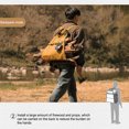 thumbnail image 3 of Bolsa De Leña Para Acampar Bolsa de leña para acampar, bolsa de artículos diversos de mano de gran capacidad, mochila de senderismo para barbacoa, 3 of 8