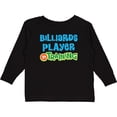 thumbnail image 3 of Inktastic Billiards player in training Boys or Girls Long Sleeve Toddler T-Shirt, 3 of 5