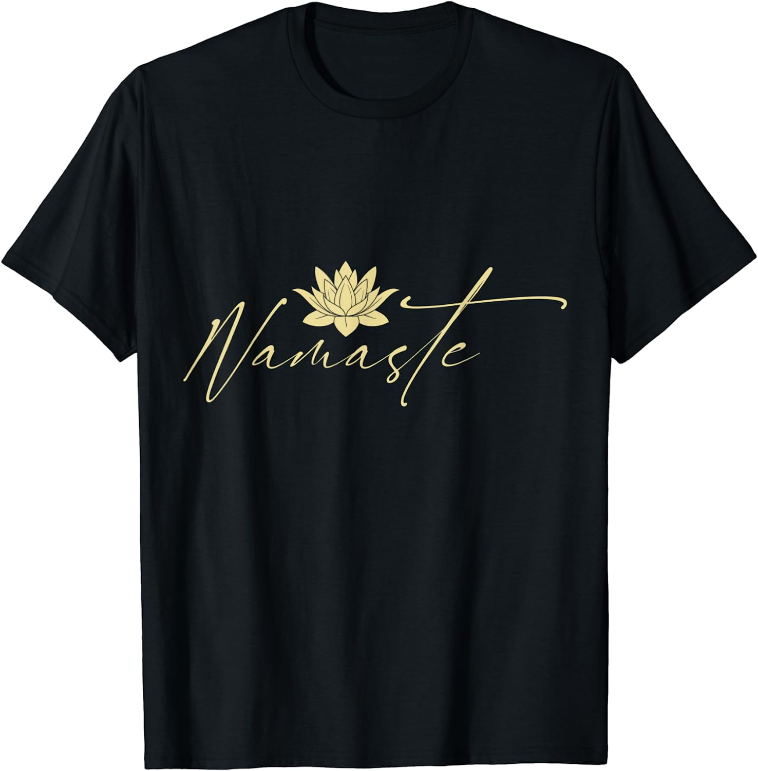 Yoga Namaste Lotus Flower Meditation Lifestyle T-Shirt - Walmart.com