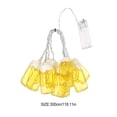 thumbnail image 4 of Bearachild Tira de luces ABS para copas de vino, Cable transparente portátil, decorativa para interiores y exteriores, fiesta de Halloween, Camping, Iluminación navideña 3 metros 15 luces, 4 of 5