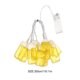 thumbnail image 3 of Toystoory para copas de vino, Cable transparente portátil, bonita lámpara decorativa para interiores y exteriores, tienda de campaña de Iluminación navideña 3 metros 15 luces Toystoory HA068959-03, 3 of 5