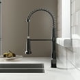 thumbnail image 5 of Nouvet Single Handle, Pull-Down Kitchen Faucet in Matte Black, 5 of 11