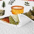 thumbnail image 5 of Erosebridal White Camping Twin Quilt Set, Guitar Tent Twin Coverlet Set for Men and Women, 2pcs, 5 of 7