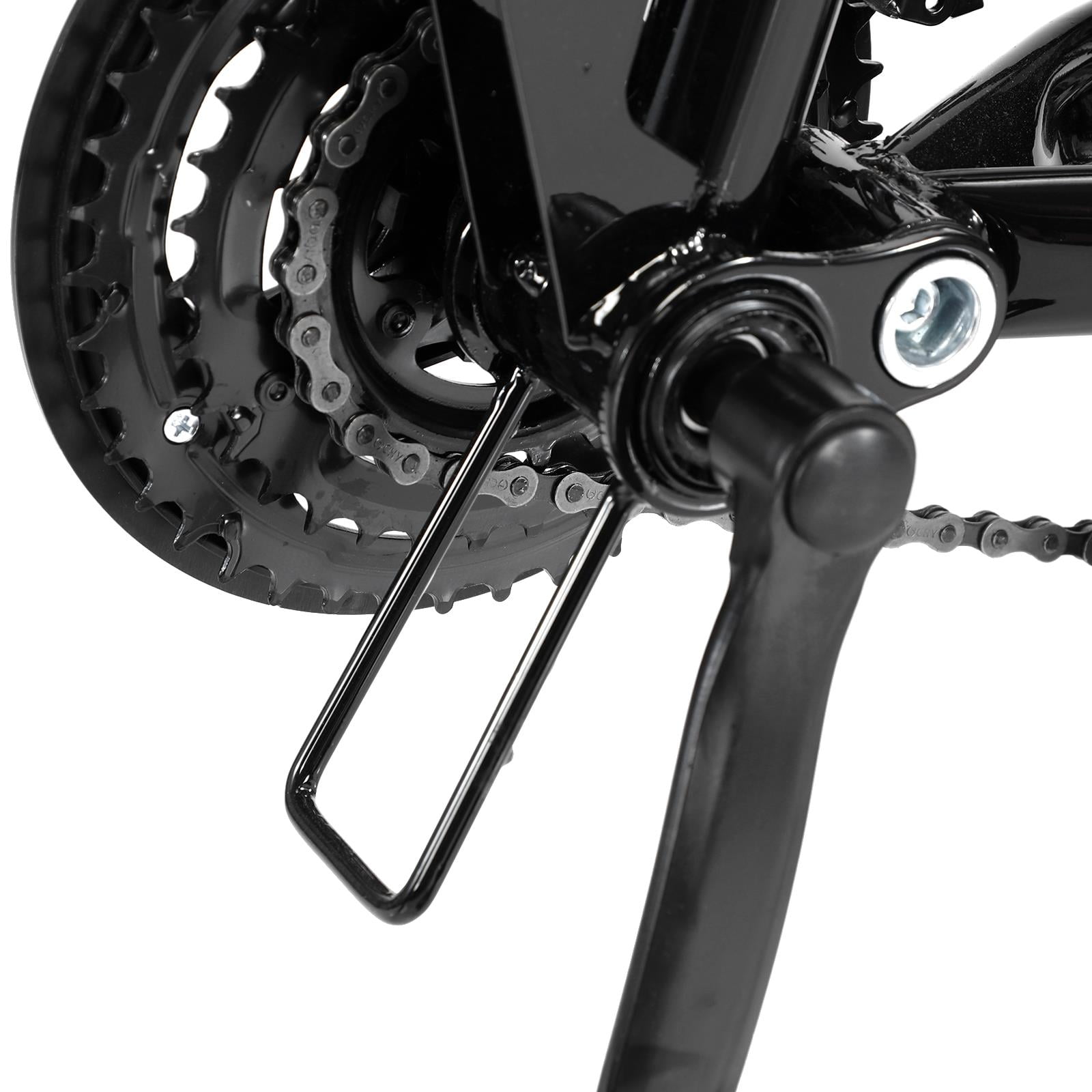 CamPingSurvivals Shimano 21-Speed Steel Mountain Bike, 26"  Foldable MTB for Adult & Teenagers, Black