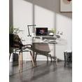 thumbnail image 2 of Solaround Acrylic Modern and Sleek Computer Office Desk, Clear, 2 of 5