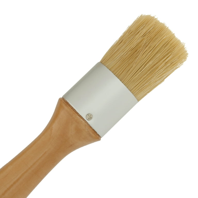3 Pieces Chalk and Wax Paint Brushes Bristle Stencil Brushes