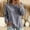 Gray, variant on IUYRTFE Women's Cotton Linen Long Sleeve T-Shirt Round Neck Loose Fit Casual Summer Beach Top
