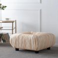 thumbnail image 2 of Jennifer Taylor Home Gracie Pleated Decorative Ottoman Satin, 2 of 6