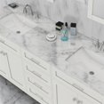 thumbnail image 6 of Alya Bath Norwalk 72" Wood Double Vanity with Carrera Marble Top in White, 6 of 6