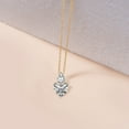 thumbnail image 3 of Lab Diamond Dangling Pendant Necklace For Women | 5 Carat IGI Certified Heart Shape | Paloma Two Stone Dangling Lab Diamond Pendant In 18K Yellow Gold | FG-VS1-VS2 Quality | Friendly Diamonds, 3 of 6