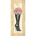 thumbnail image 2 of Laliberte, Andrea 15x32 Black Ornate Wood Framed with Double Matting Museum Art Print Titled - Fashion Bouquet I, 2 of 4