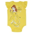 thumbnail image 5 of Disney Princess Belle Aurora Cinderella Newborn Baby Girls Bodysuits and Headband Newborn to Infant, 5 of 5