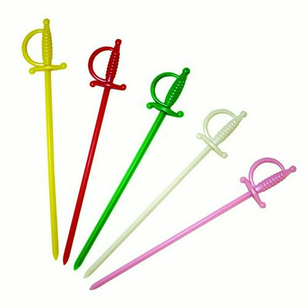 Royal Plastic Sword Picks, 4.5", 500 Ct