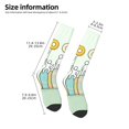 thumbnail image 2 of Logiee Books Print Gift Stocking Stuffers,Adult Stockings,Novelty Socks,Funny Socks Birthday Running Walking Sleeping, 2 of 6