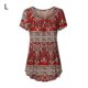 thumbnail image 1 of Camiseta de mujer con cuello redondo, manga corta, camiseta estampada, seitruly AP001627-07, 1 of 7