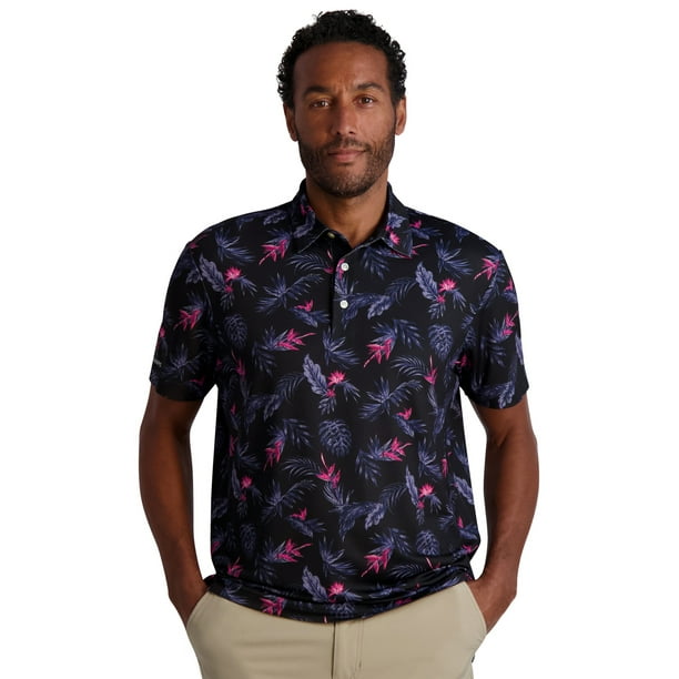 Chaps Men's Printed Golf Polo Sizes S up to 3XL