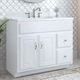 thumbnail image 4 of Concord 37" Solid Wood Vanity in White with Widespread White Top Fully Assembled, 4 of 5