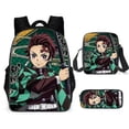 thumbnail image 1 of Mochila Dem@@2on Slayer, juego de 3 piezas: mochila para portátil con estuche para lápices y bolsa para el almuerzo., 1 of 5
