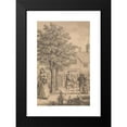 thumbnail image 2 of Samuel Wale 10x14 Black Modern Framed Museum Art Print Titled - Catherine Parr, Henry VIII and Bishop Gardner, 2 of 5