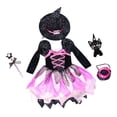 thumbnail image 4 of Disfraz de de Halloween para niñas, disfraz de pequeña, disfraz de de manga larga, vestido de para fiesta de juegos de rol Con Luz 120cm, 4 of 8