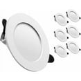 thumbnail image 1 of Foco empotrable de pared y techo Empotrable Led Spot, Extraplano 25mm, Blanco Frío 6000k, 5w 500lm Downlight Empotrable Incandescencia Integrada, Apertura Orificio 65-85mm, Para Salón Cocina Pasillo, 1 of 5