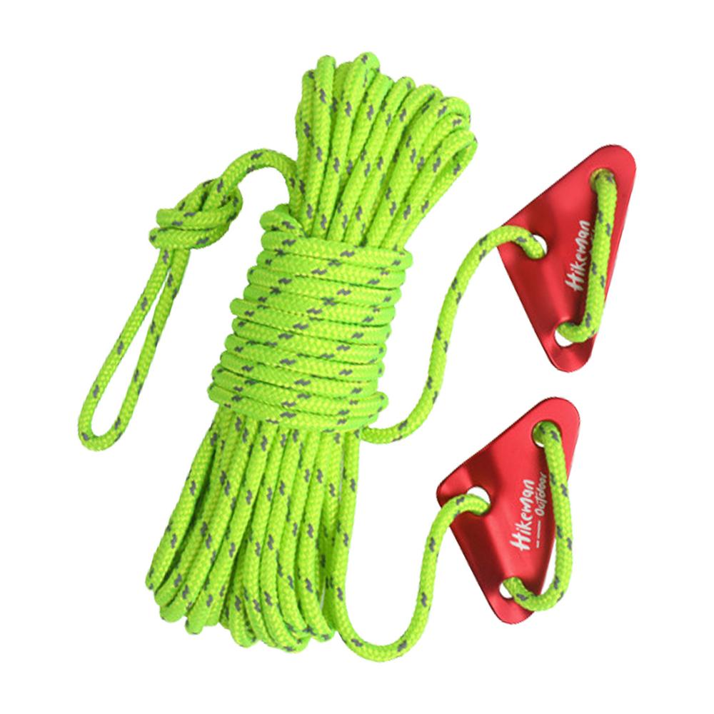 Leking Reflective Camping Rope Reflective Camping Utility Rope Camp Guyline Rope Cord With