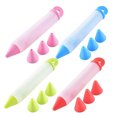 thumbnail image 3 of PrePat Silicone Cream Chocolate Pen Squeeze Writing Cake Decorating Pen Baking Tool, 3 of 12