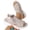 Beige, variant on Tbopshirt Womens Comfort Sandals Summer Plus Size Wedge Sandals Open Toe Knitted Mesh Hollow-Out Breathable Trendy Solid Color Lightweight Beach Wedge Heel Sandals Vacation