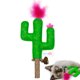 thumbnail image 1 of Juguete masticable para gatos PAZ GIFT Catnip Silvervine con plumas de cactus, 1 of 9