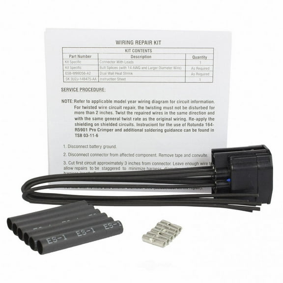 Motorcraft WPT-1344 Power Window Motor Connector Fits select: 2015-2020 FORD F150, 2013-2019 FORD ESCAPE