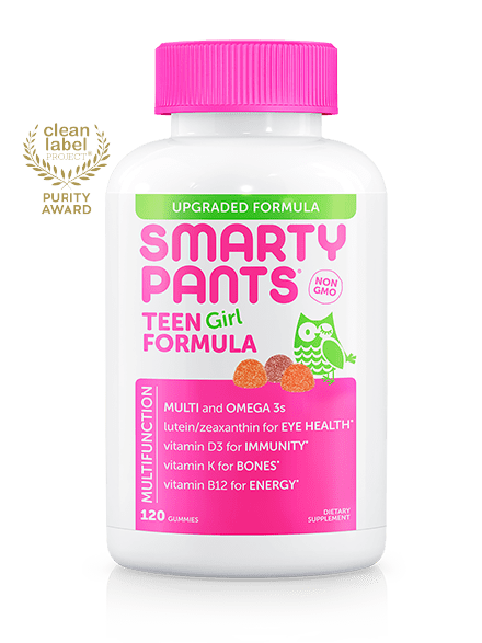 Smartypants Teen Girl Formula Multivitamin Gummies, 120 Count
