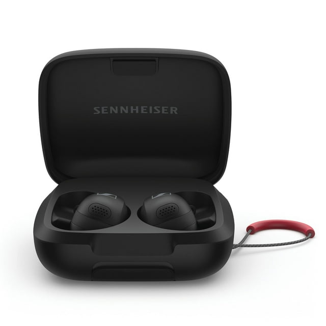 Auriculares Sennheiser MOMENTUM Sport con batería ANC de 24 horas, color negro