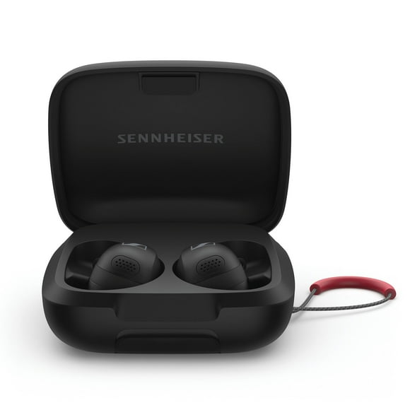 Auriculares Sennheiser MOMENTUM Sport con batería ANC de 24 horas, color negro