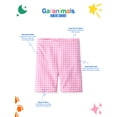 thumbnail image 6 of Garanimals Baby & Toddler Girl Ribbed Cotton Biker Shorts, Prints & Solids, 4-Pack, 0M–6T, 6 of 9