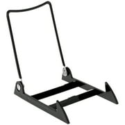 Gibson Holders 3PL Adjustable Black Wire and Black Acrylic Display Easel, 3.875" W x 5.375" D x 5.25" H, Pack of 3