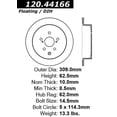 thumbnail image 2 of Centric 120.44166 Rear Brake Rotor Fits select: 2014-2019 TOYOTA HIGHLANDER, 2011-2020 TOYOTA SIENNA, 2 of 2