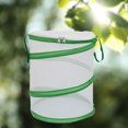 thumbnail image 4 of Mini Butterfly Habitat Cage Cylindrical Pop-up Mesh Terrarium with Hanging Strap Zipper Closure on the Top for Insect, 4 of 7