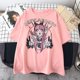 thumbnail image 1 of Verano Goth mujer camiseta estética suelta mujeres T-shirt Punk oscuro Grunge Streetwear señoras gótico Top camisetas Harajuku ropa y2kpangjing, 1 of 4