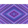 thumbnail image 1 of Ahgly Company Indoor Rectangle Patterned Bright Purple Area Rugs, 7' x 9', 1 of 6