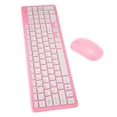 thumbnail image 4 of Teclado Y Ratón, Alfombrilla Antideslizante, Combinación De Ratón Y Teclado Inalámbrico De 96 Teclas, Material ABS Resistente A La Decoloración Para Ordenador Para Juegos Cergrey Rosa, 4 of 8