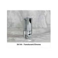 thumbnail image 1 of AVIVA Liquid Bath Amenities Dispenser 1-Chamber Chrome & Translucent 1/Pack, 1 of 1